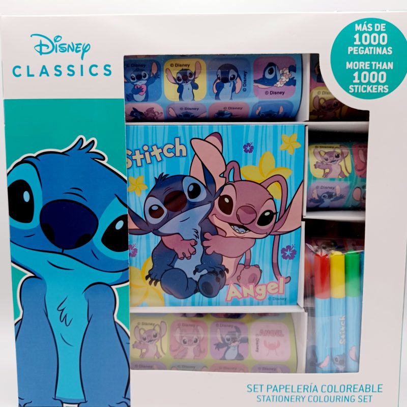 Stitch Conjunto de papelaria para colorir