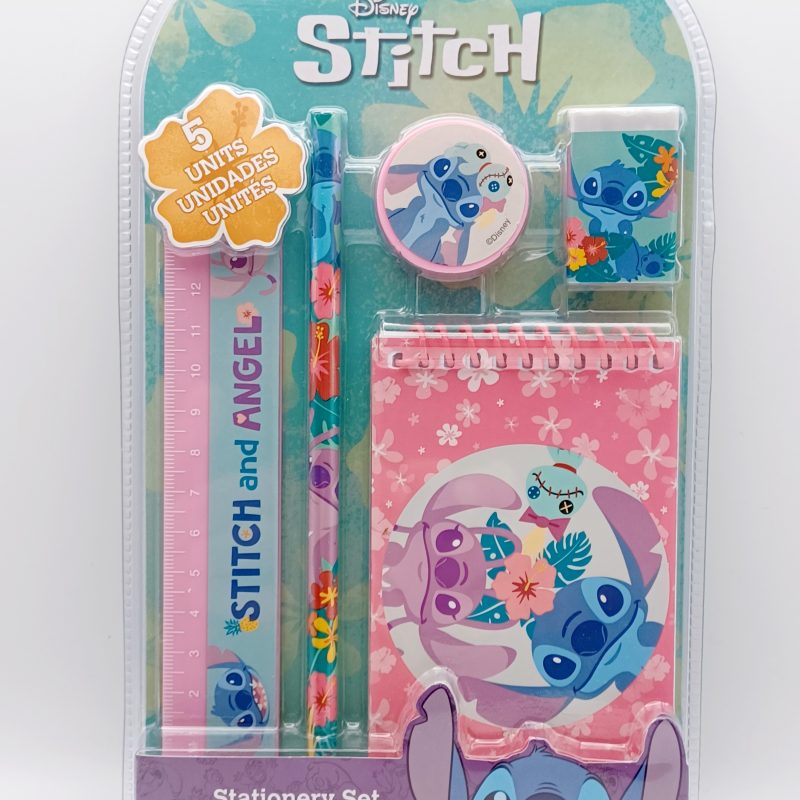 Stitch Conjunto de 5 unidades de papelaria