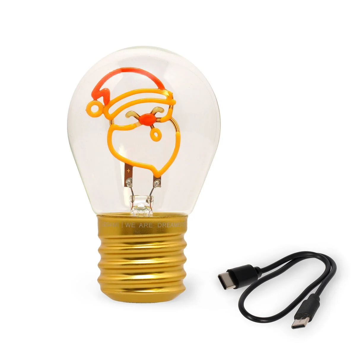 Legami - Abajur decorativo em formato de lâmpada - Pai Natal - Bulb Fiction - Image 5