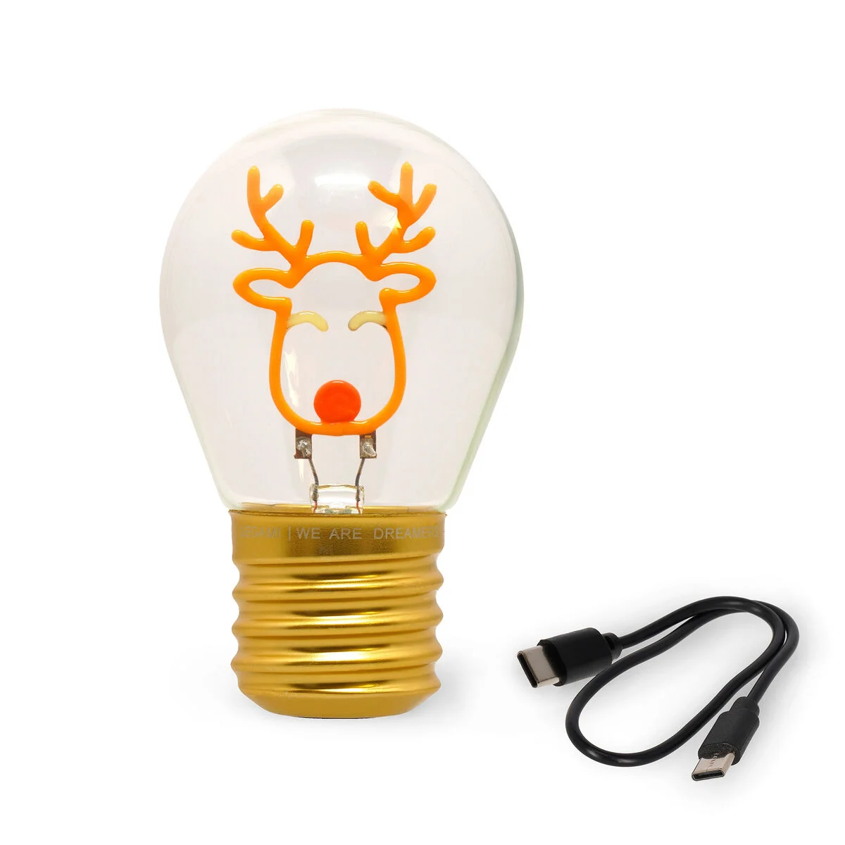 Legami - Abajur de Mesa em Formato de Lâmpada com Rena da Legami - Bulb Fiction - Image 5
