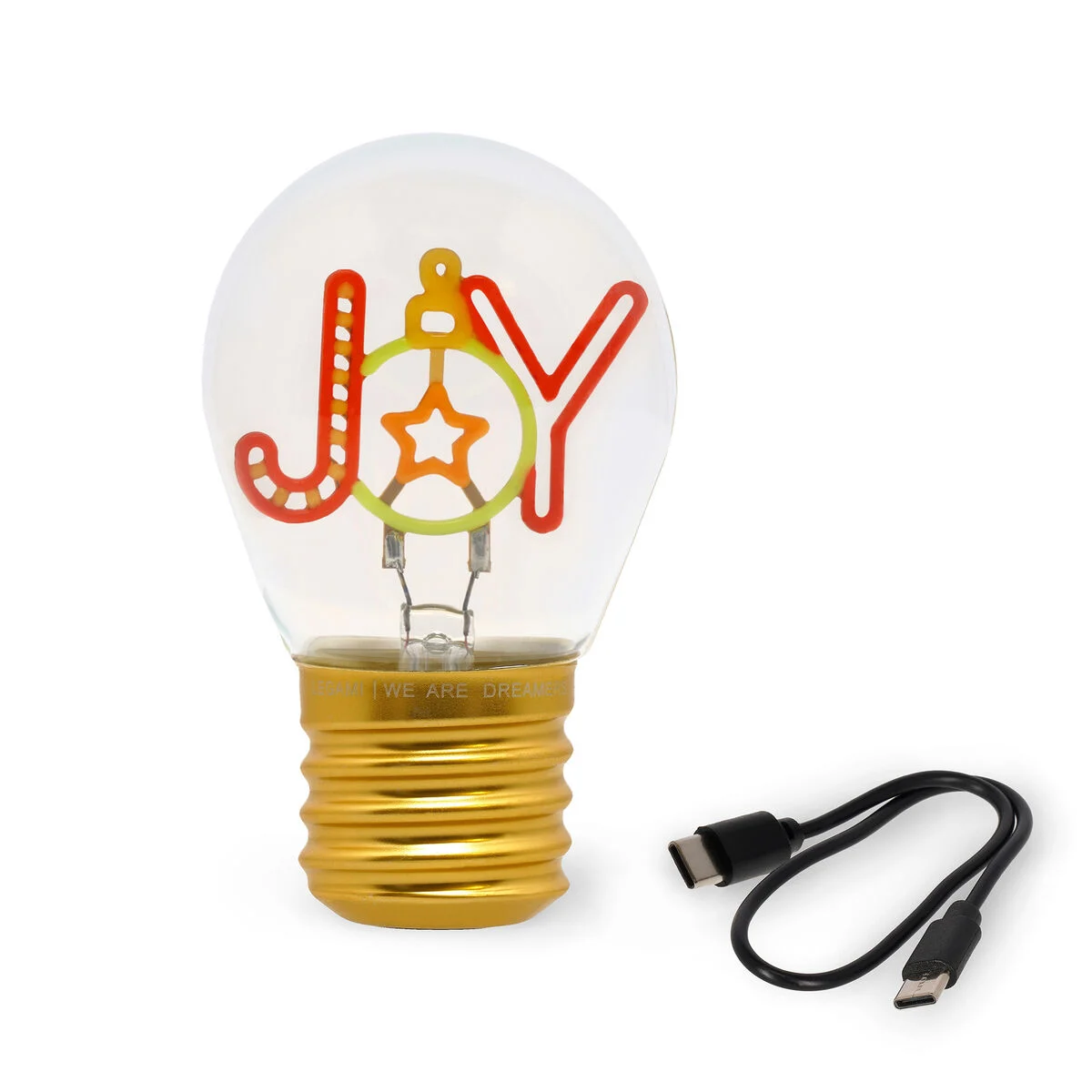 Legami - Abajur de Mesa em Formato de Lâmpada Legami Joy - Bulb Fiction - Image 4