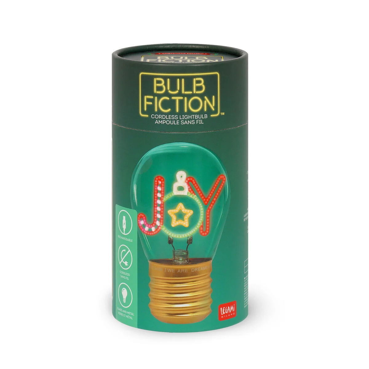 Legami - Abajur de Mesa em Formato de Lâmpada Legami Joy - Bulb Fiction - Image 5