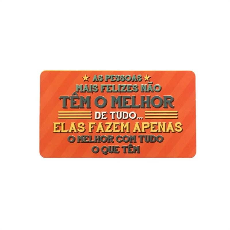Íman Retro "Têm o melhor"