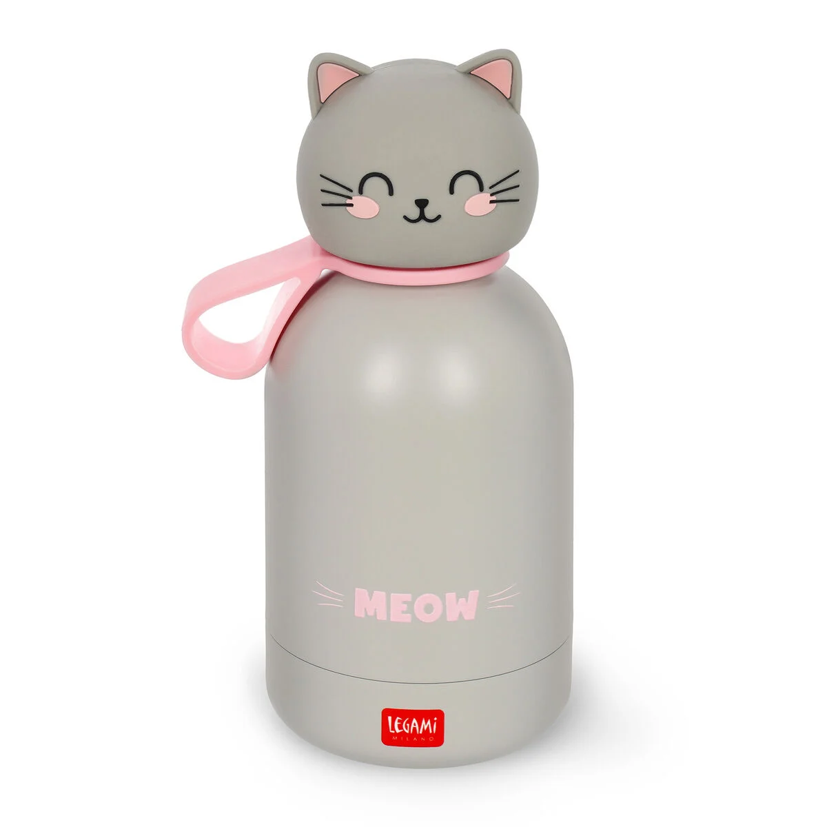 Legami - Garrafa Térmica Infantil - Gatinho - Melhor Amigo para Quente e Frio