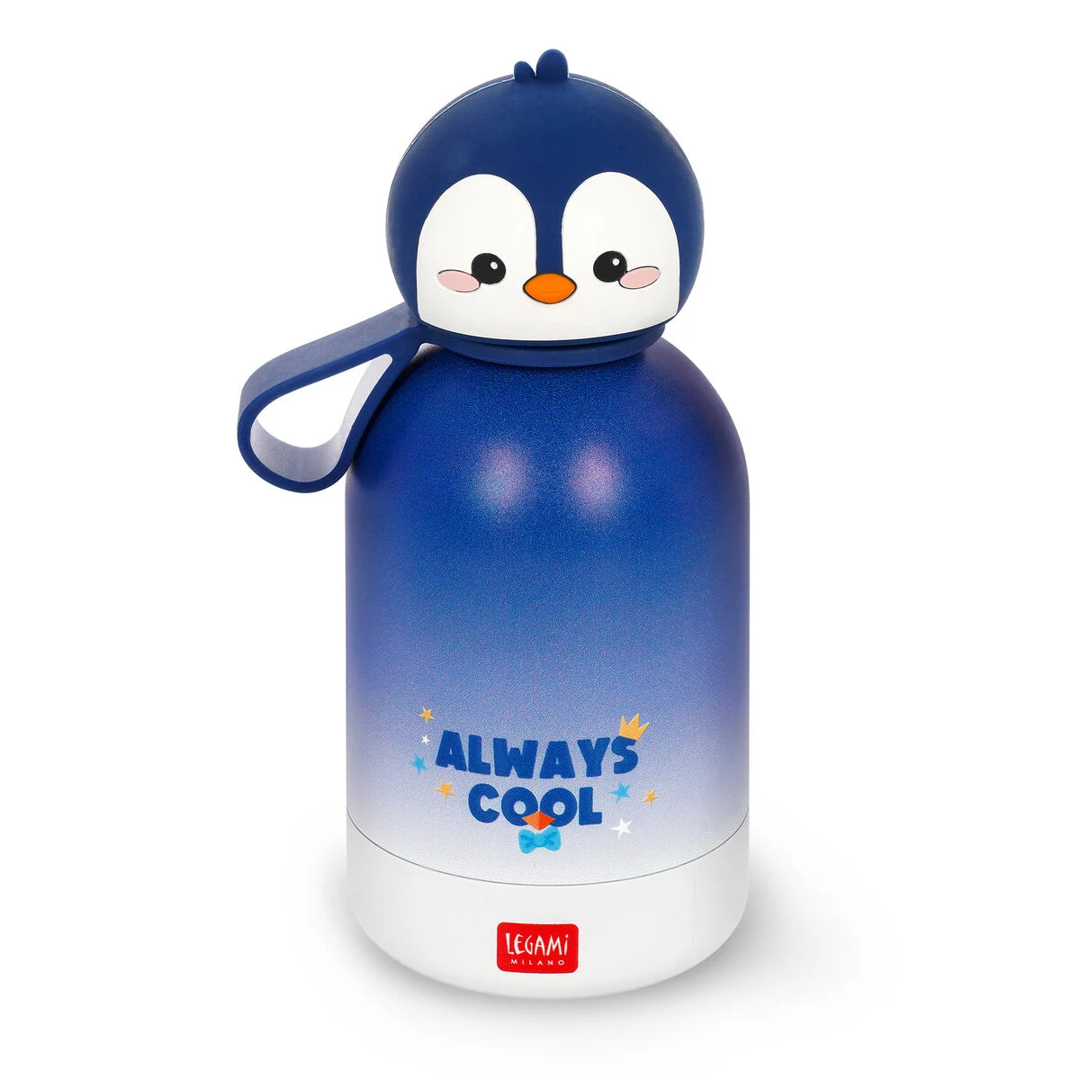Legami - Garrafa Térmica Infantil - Pinguim - Melhor Amigo para Quente e Frio