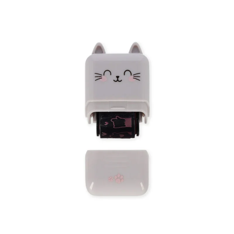 Legami - Carimbo decorativo de rolo - Gatinho